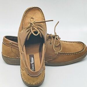 Bass Boater Size 10 Nubuck Leather Loafers